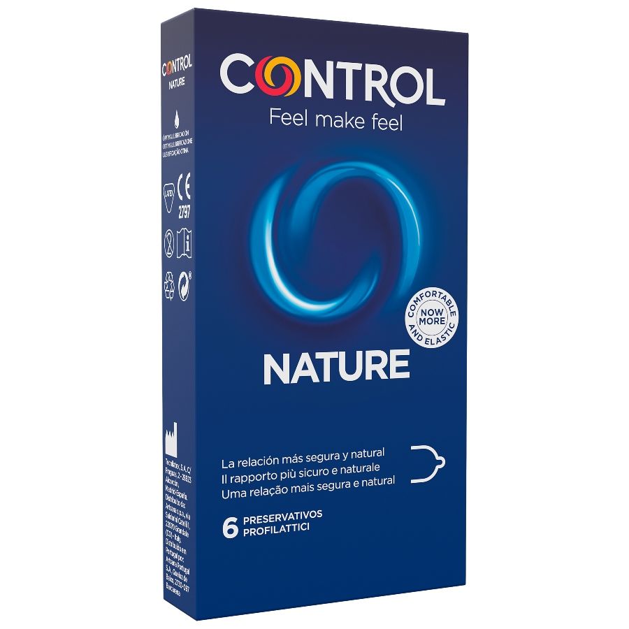 Préservatifs Adapta Nature Control - Confort et Protection (6 unités)