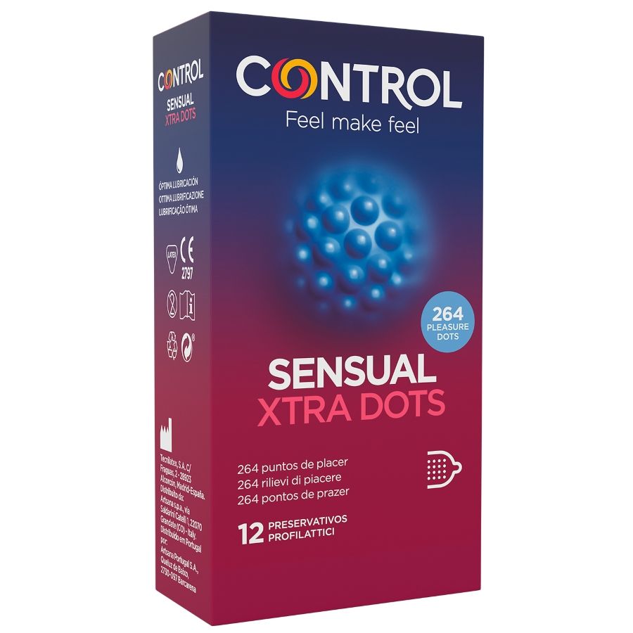 Préservatifs Control Xtra Dots - Sensations Intenses et Plaisir Supérieur