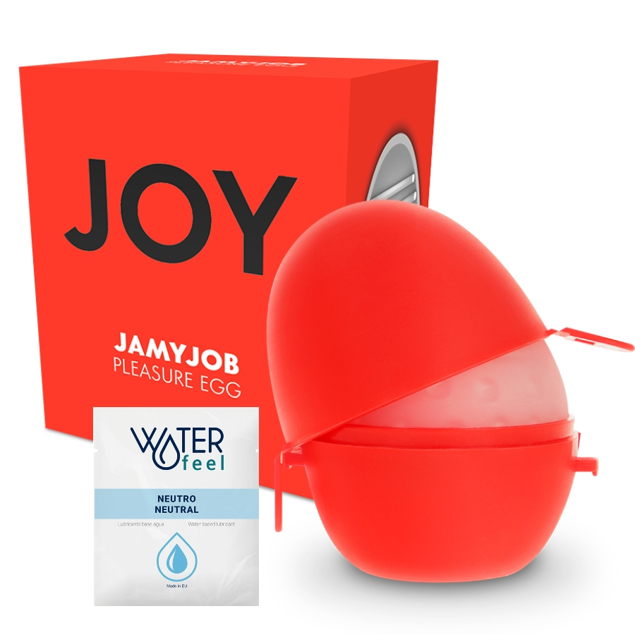 Jamyjob - Œuf Masturbateur Rouge Discret pour Plaisir Intense