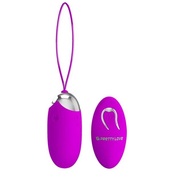 Stimulateur Œuf Télécommandé Pretty Love : 12 Vibrations Intenses