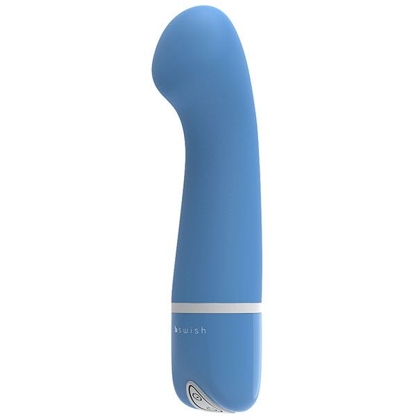 Bdesired Deluxe Curve : Vibrateur Incurvé en Silicone Bleu Lagon