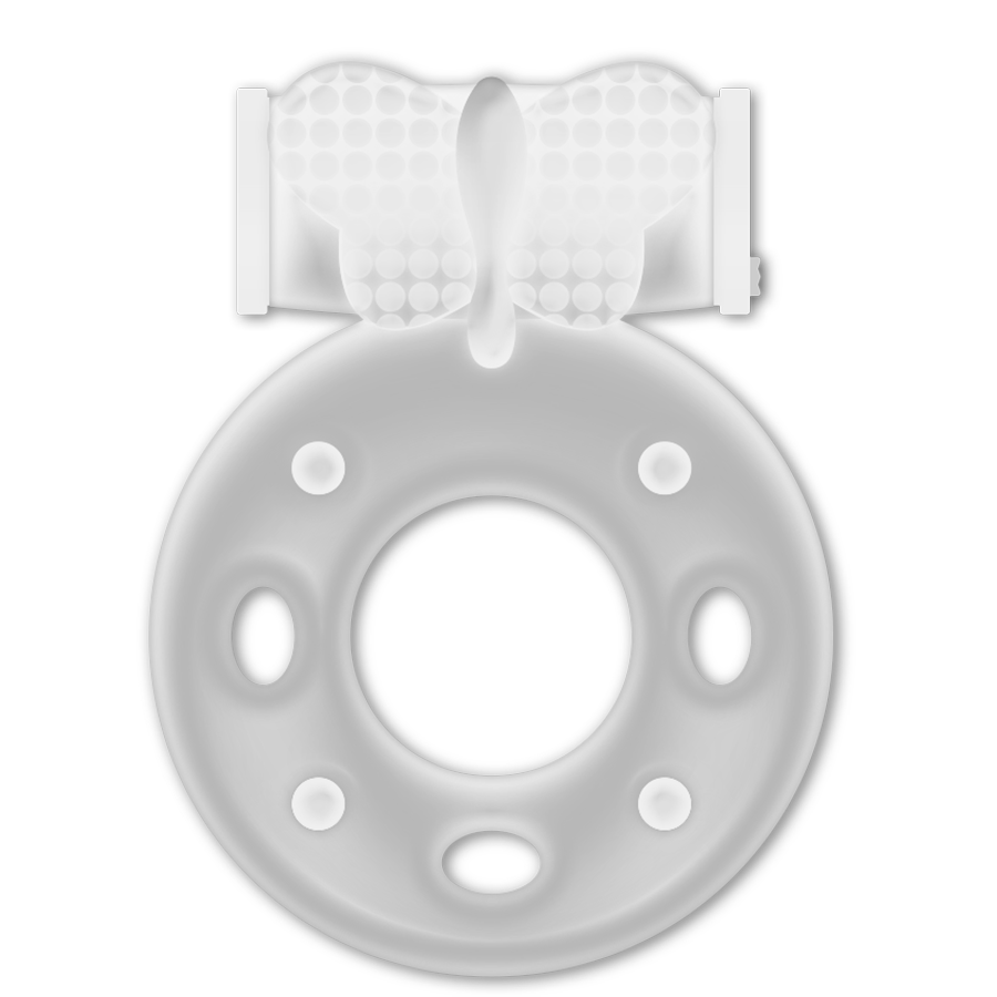 Anneau Stimulant Transparente Casual Love - Plaisir Intense et Durable