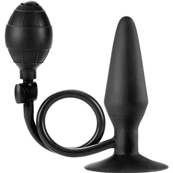 Colt Grand Bouchon de Pompe Noir - Plug Gonflable pour Pénétration Confortable
