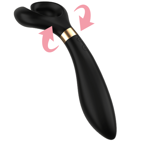 Satisfyer Multifun 3 : Vibrateur Noir Polyvalent pour Plaisir à Deux