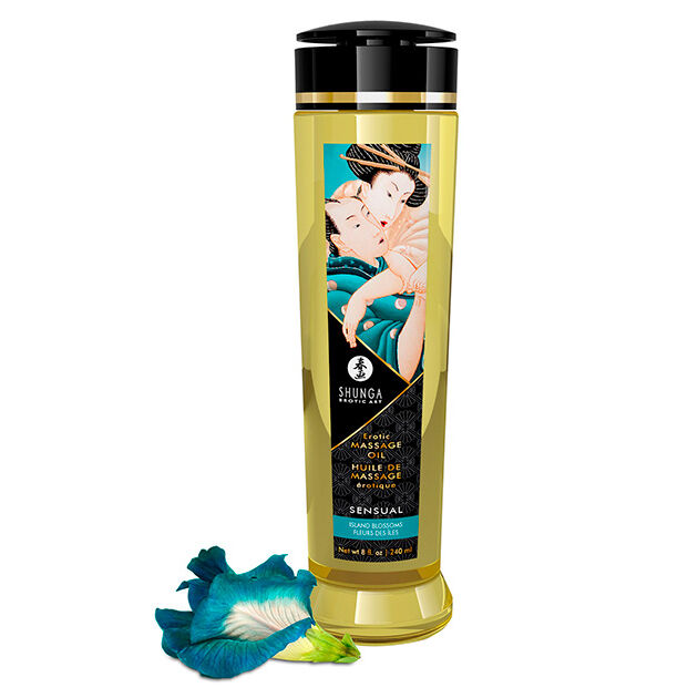 Huile de Massage Érotique Sensuelle Shunga 240 ml - Plaisir Oriental