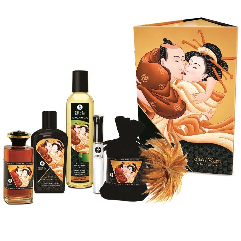 Kit Doux Baisers Shunga : Éveillez vos Sens avec Chocolat et Amande