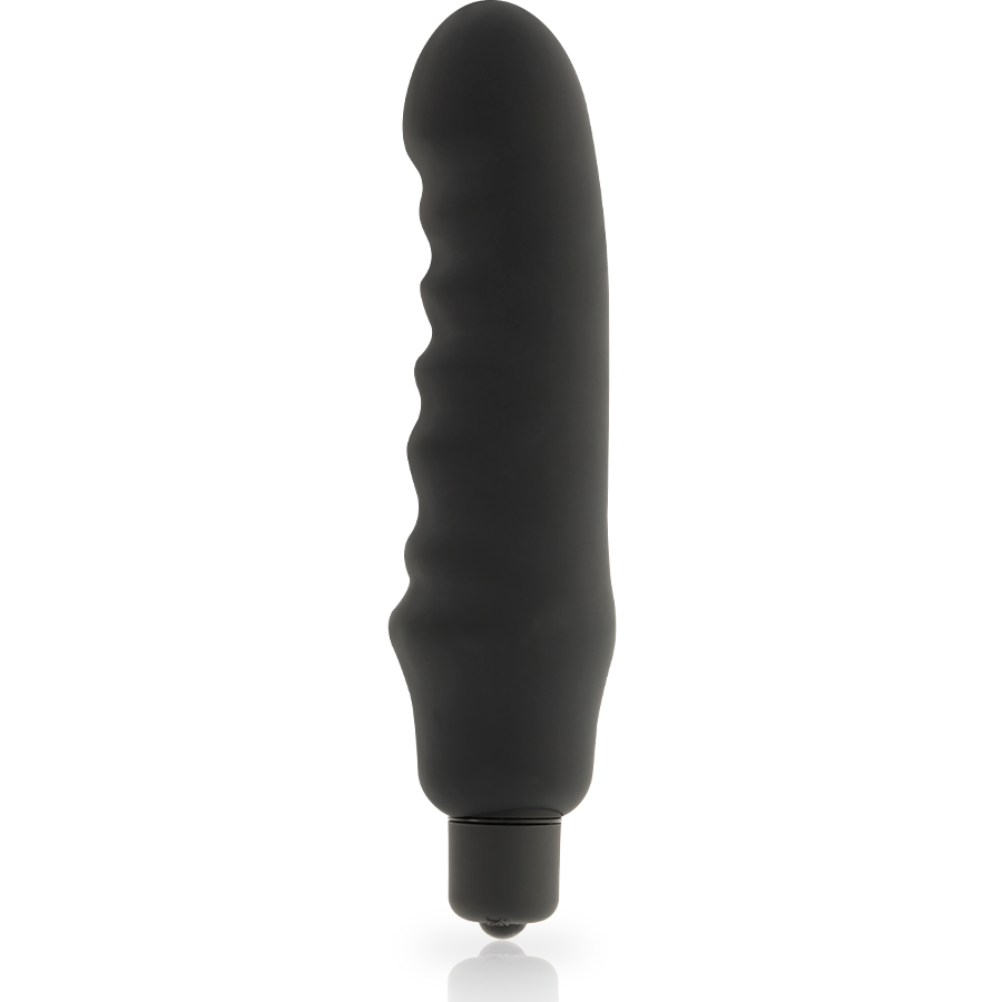 Dolce Vita - Vibromasseur en Silicone Noir pour Plaisir Intense