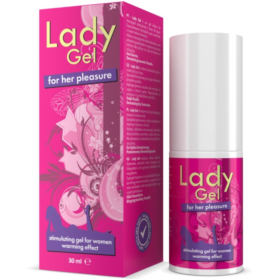 Lady Gel Stimulant pour Femmes - Effet Chaleur pour Plaisir Intense 30 ml