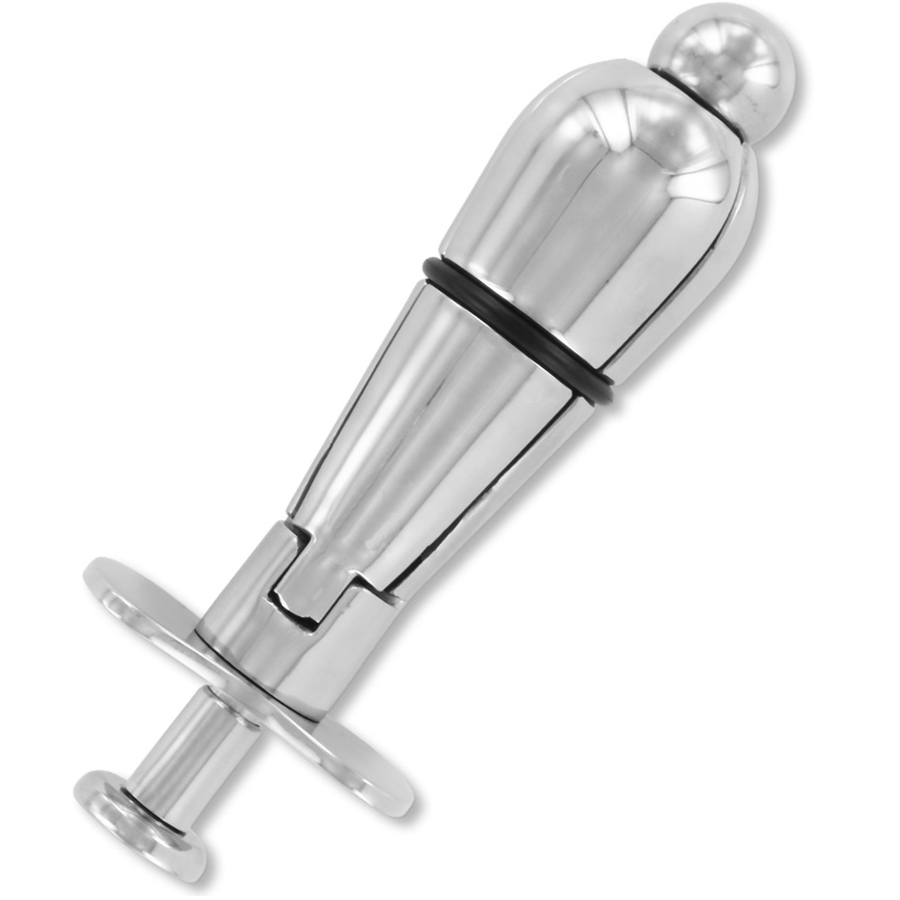 Plug Anal de Luxe en Acier Inoxydable avec Serrure pour Plaisir Intense