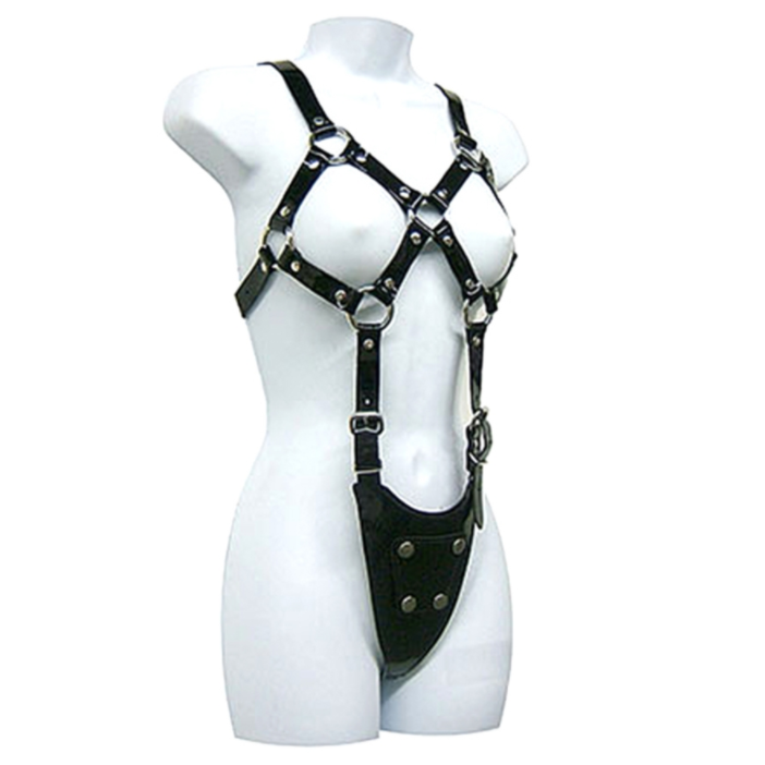 Harnais en Cuir Femme - Explorez vos Fantasmes BDSM avec Élégance