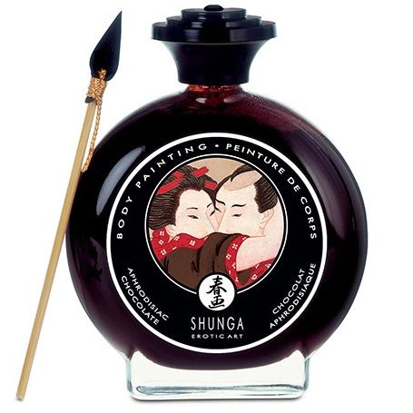 Peinture corporelle au chocolat Shunga : un jeu sensuel et gourmand