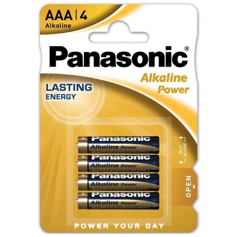 Batteries AAA LR03 Bronze Panasonic - Puissance et fiabilité pour vos appareils