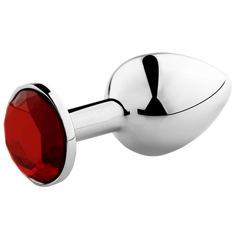 Plug Anal Rouge en Métal - Plaisir Infinie et Stimulation Garantie