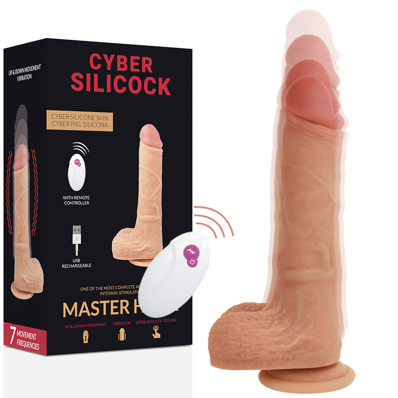 CYBER SILICOCK : Le sextoy réaliste avec télécommande et vibrations puissantes