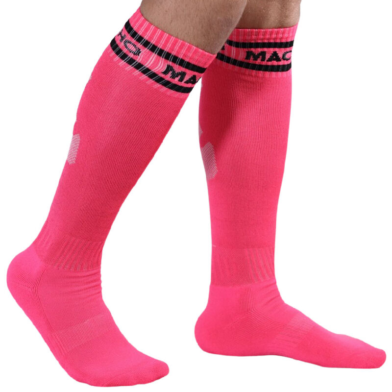 MACHO - CHAUSSETTES LONGUES TAILLE UNIQUE ROSE
