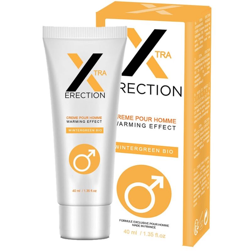 Crème Stimulante RUF - Erection avec Effet Chaleur 40 ml pour Plaisir Intense